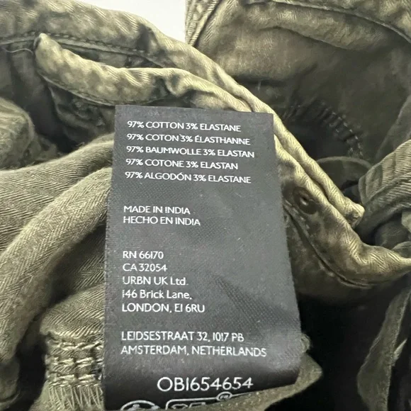 Free People Can’t Compare Slouch Pants Olive Cargo Pants - Picture 11 of 14